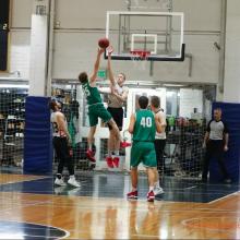 Kuvassa blokkaa Max Besselink, Kuva: Harri Vallila